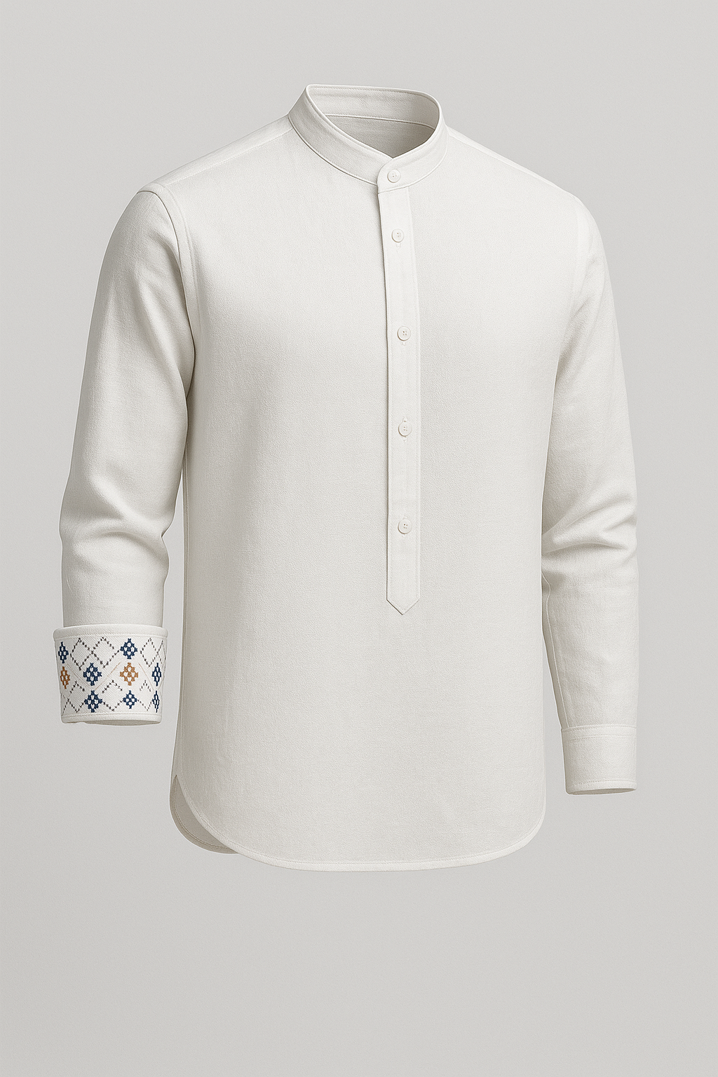The Lusso Mosaic Collar Kurta