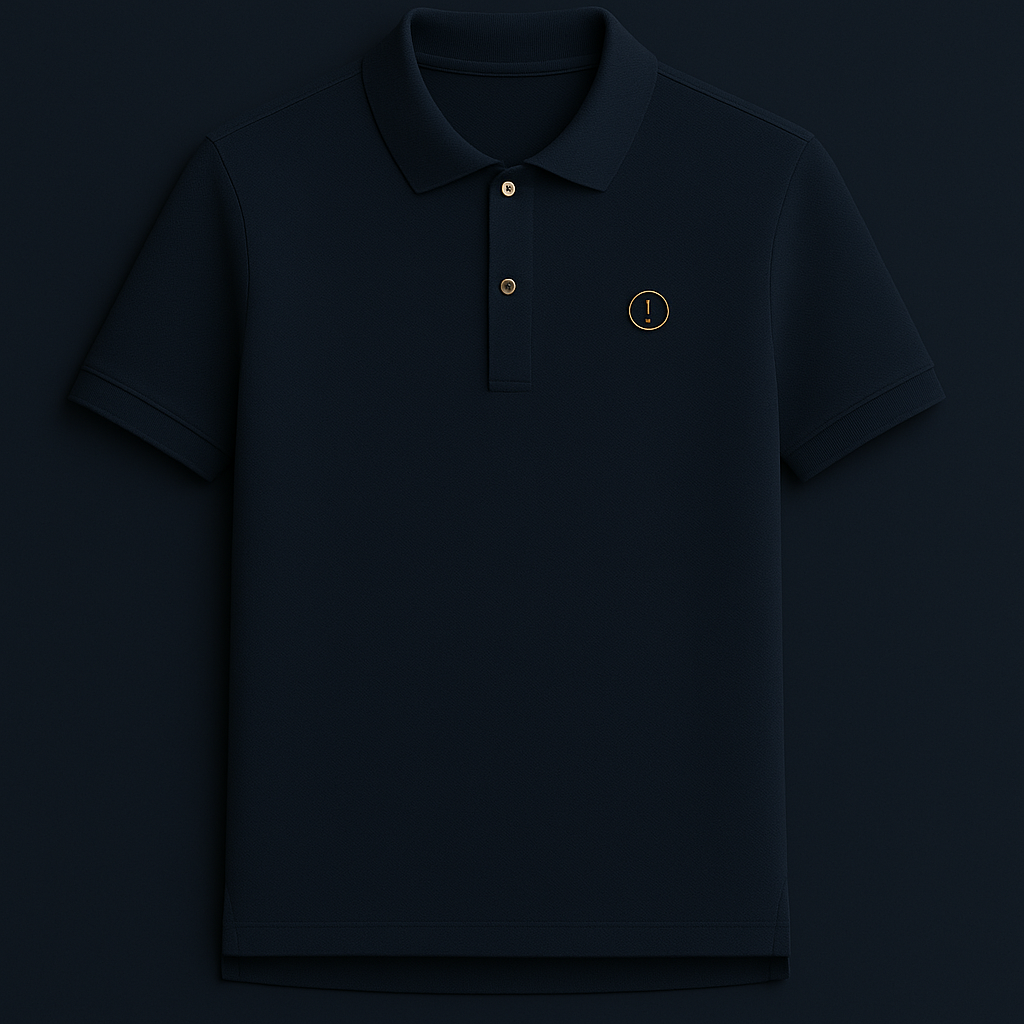 The Lusso Statement Polo – Midnight Emblem