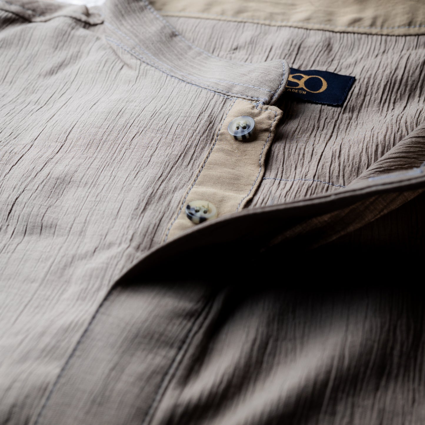 Beige Crepe